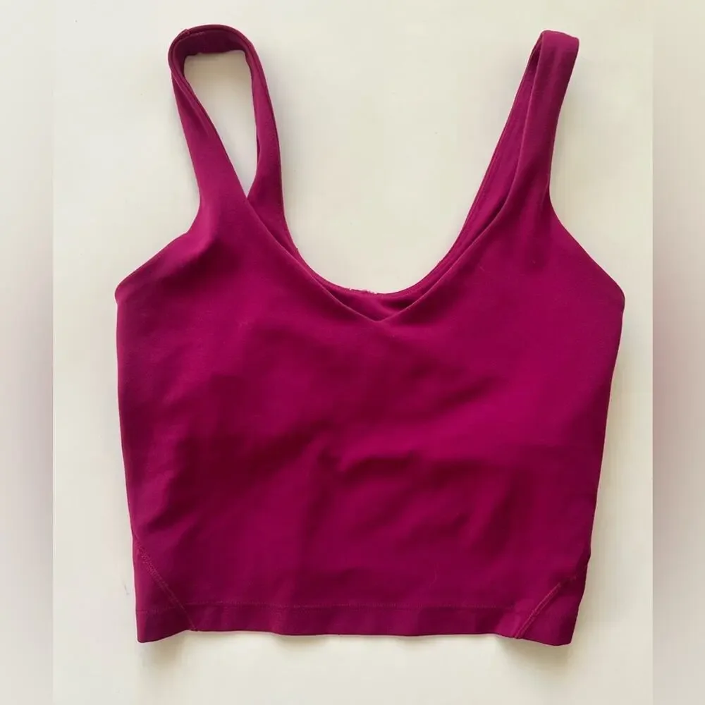 Lululemon Align Tank Top Magenta Purple 2